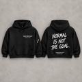 OWN/SPACE Normal Is Not The Goal black hoodie