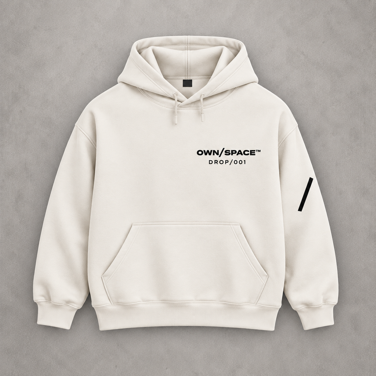 OWN/SPACE Slash off-white hoodie